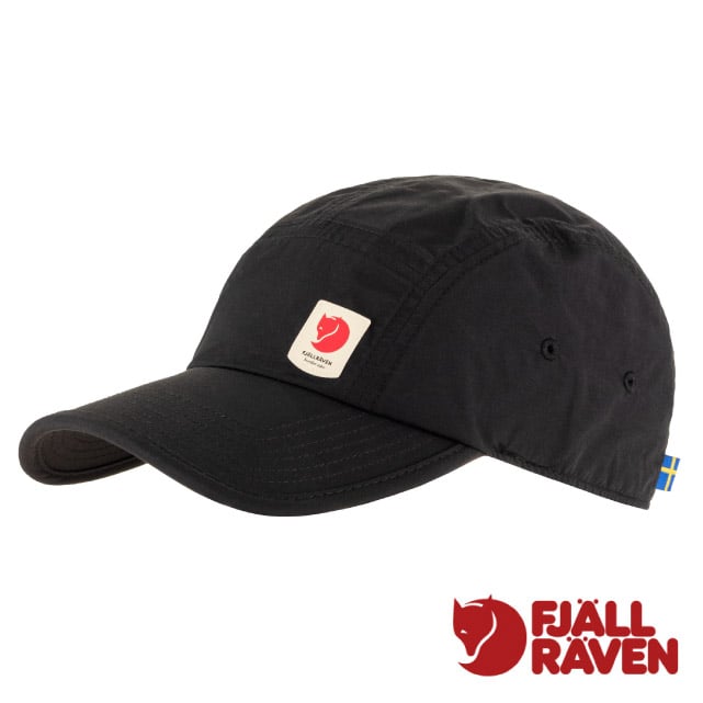 【Fjallraven 小狐狸】High Coast Wind Cap 防曬透氣棒球帽/12100004-550 黑✿30E010